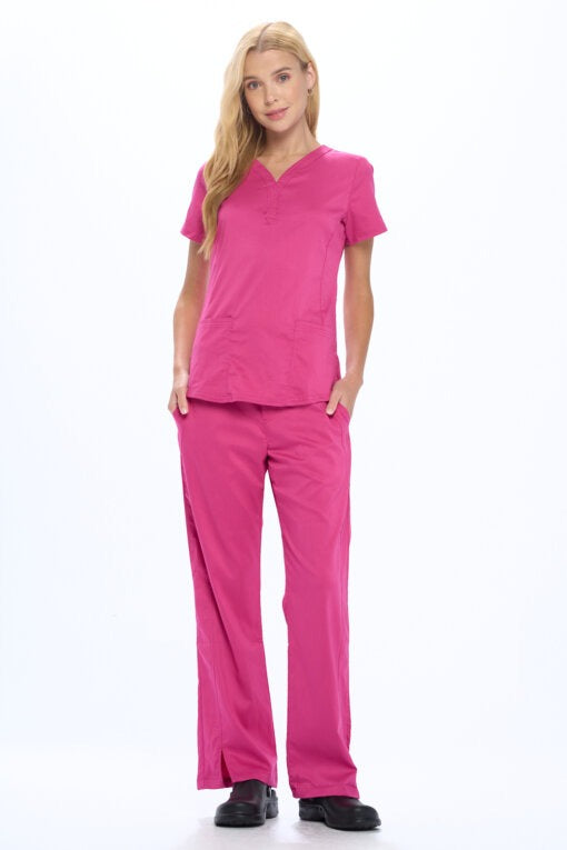 ULTRASOFT STRETCH DROP NECK 2 POCKET SCRUB SET (STYLE# 8200SET)