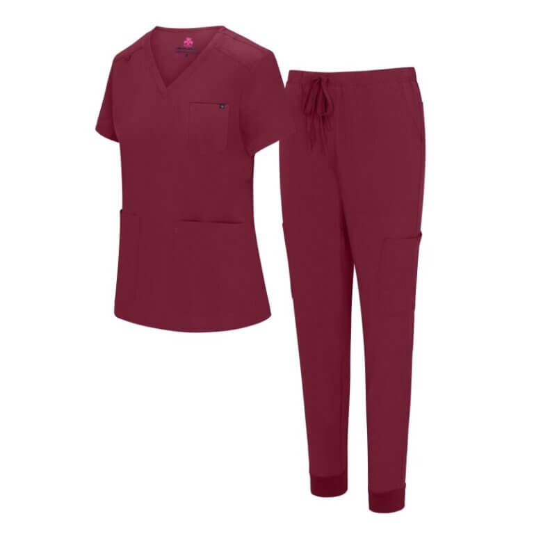 WOMENS 10 POCKET COOL STRETCH JOGGER SCRUB SET (STYLE# 4889SET) NOW AVAILABLE IN PETITE