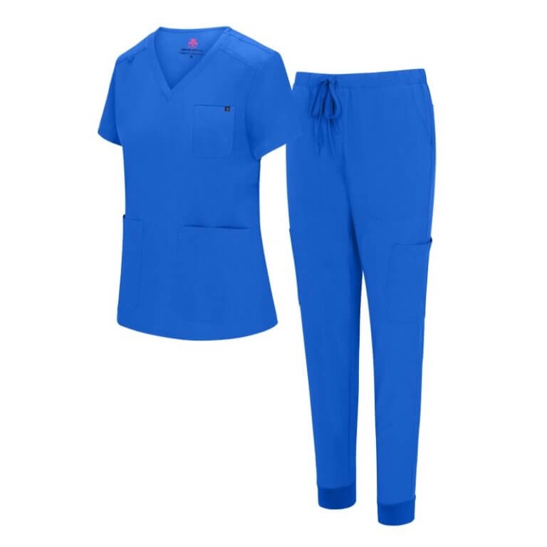 WOMENS 10 POCKET COOL STRETCH JOGGER SCRUB SET (STYLE# 4889SET) NOW AVAILABLE IN PETITE