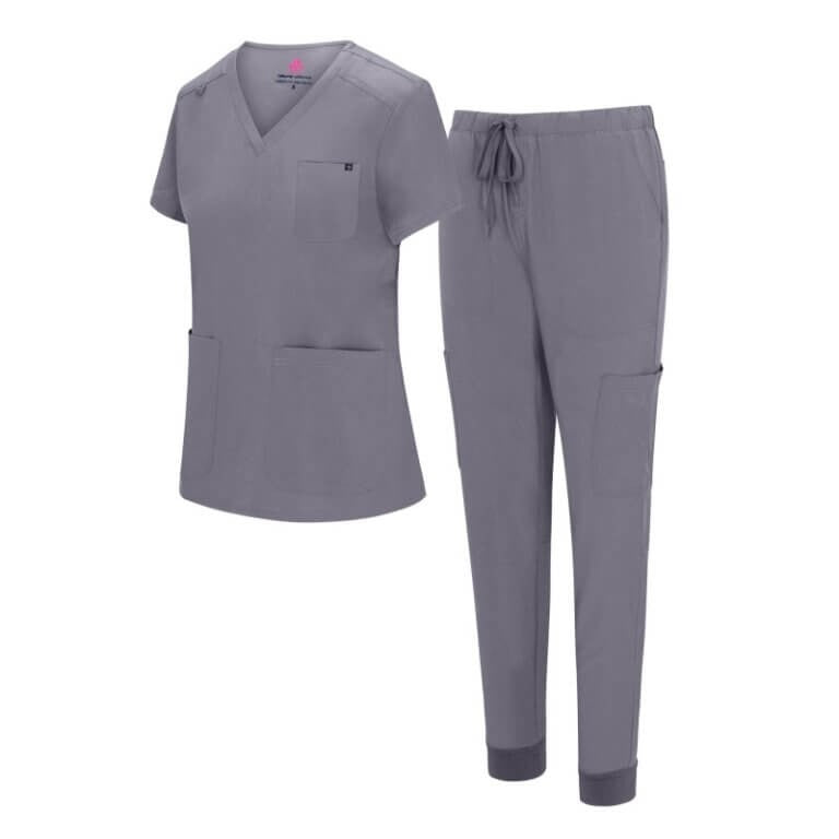 WOMENS 10 POCKET COOL STRETCH JOGGER SCRUB SET (STYLE# 4889SET) NOW AVAILABLE IN PETITE