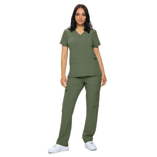 MONARCH WOMEN’S PREMIUM ESSENTIAL CARGO SCRUB SET (STYLE# 3102SET)