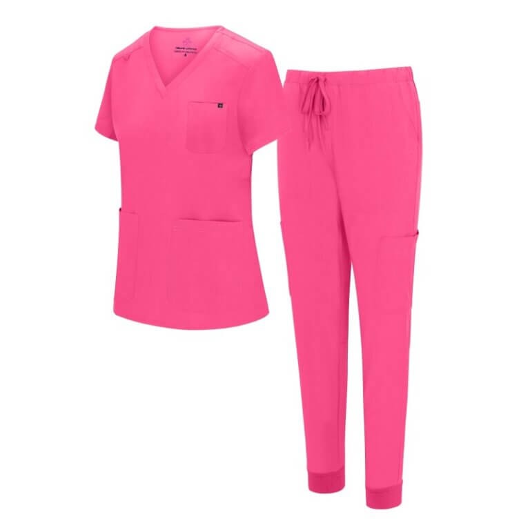 WOMENS 10 POCKET COOL STRETCH JOGGER SCRUB SET (STYLE# 4889SET) NOW AVAILABLE IN PETITE
