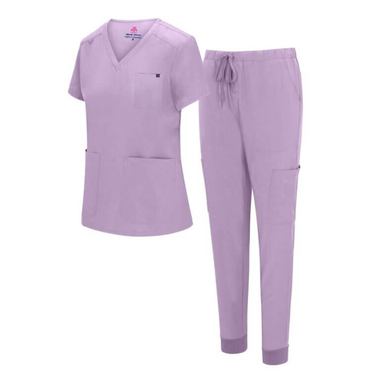 WOMENS 10 POCKET COOL STRETCH JOGGER SCRUB SET (STYLE# 4889SET) NOW AVAILABLE IN PETITE