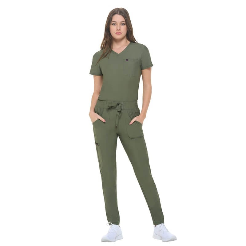 WOMEN’S ULTRA STRETCH FORM FITTING SCRUB SET (STYLE# 8600SET)