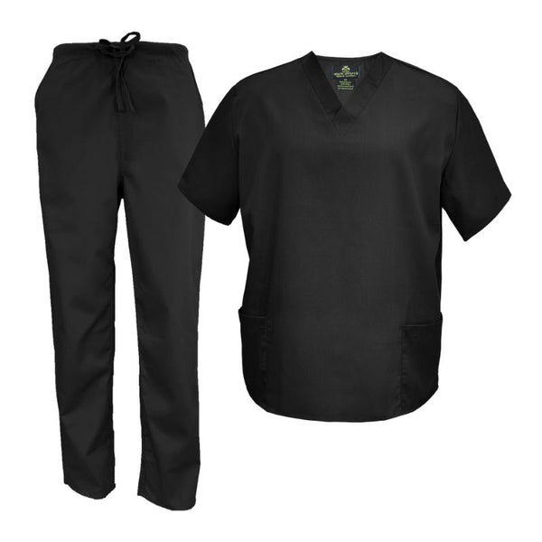 2020-Unisex V Neck Scrub Set - kenziesscrubsllc.com