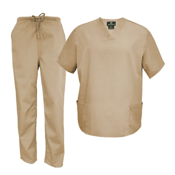 2020-Unisex V Neck Scrub Set - kenziesscrubsllc.com