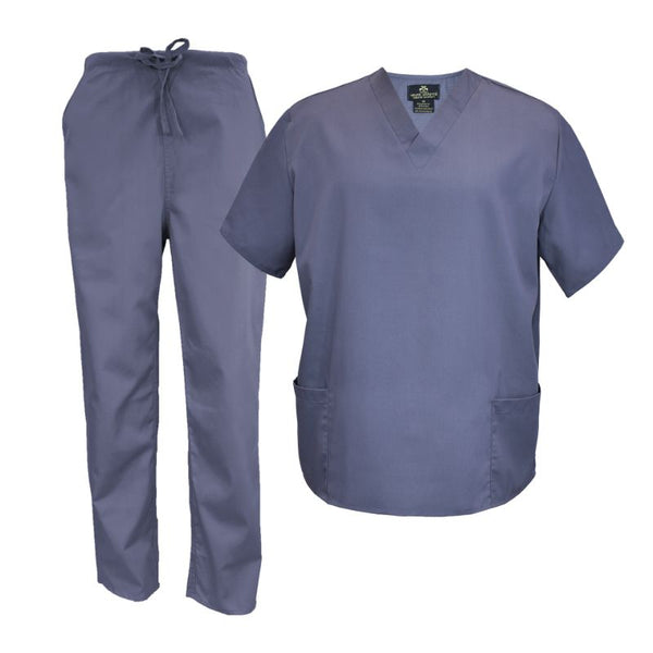 2020-Unisex V Neck Scrub Set - kenziesscrubsllc.com