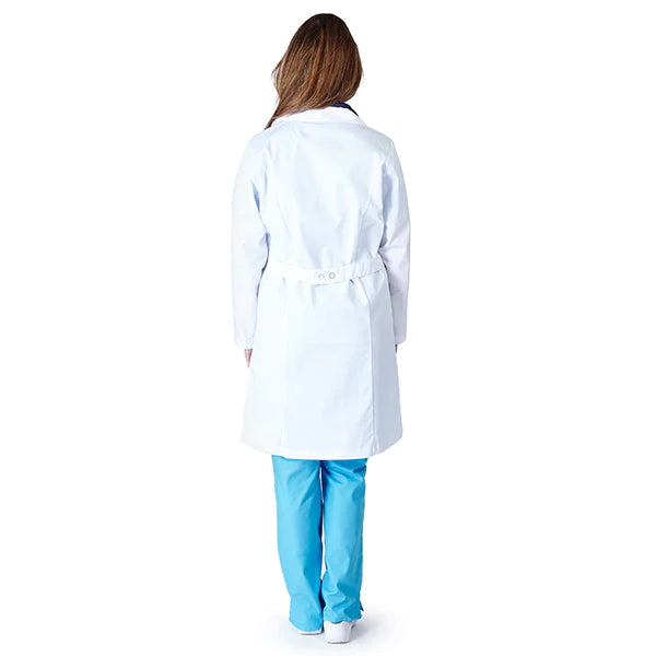 16-116-3 Pocket White Lab Coat - kenziesscrubsllc.com