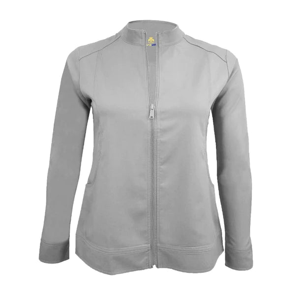 2074 Zip Front Stretch Warmup Jacket - kenziesscrubsllc.com