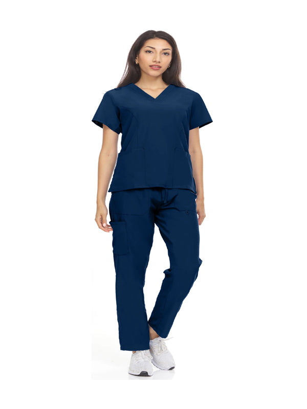 3054 Straight Leg Cargo Stretch Scrub Sets - kenziesscrubsllc.com