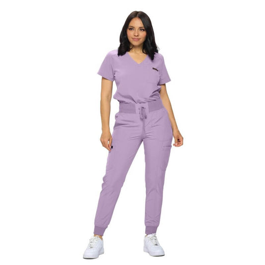 3103 - MONARCH WOMEN’S PREMIUM STRETCH JOGGER SCRUB SET - LAVENDAR