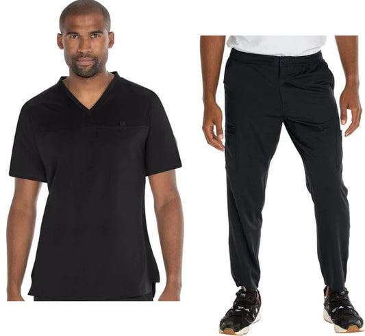 2088-Mens 2 Pc Stretch Set - kenziesscrubsllc.com