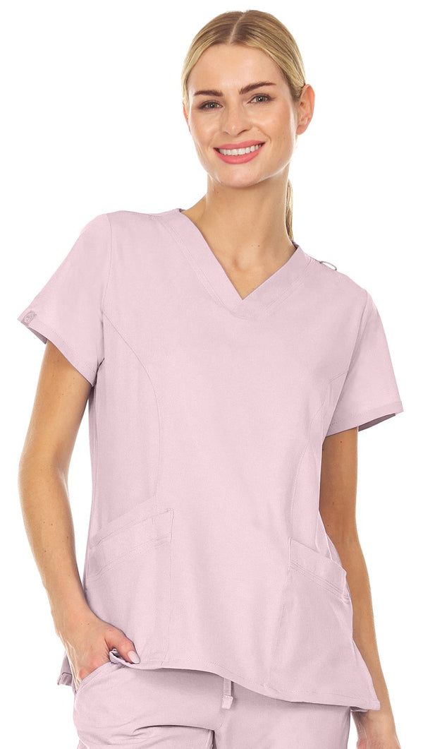 2099-Stretch Scrub Top - kenziesscrubsllc.com