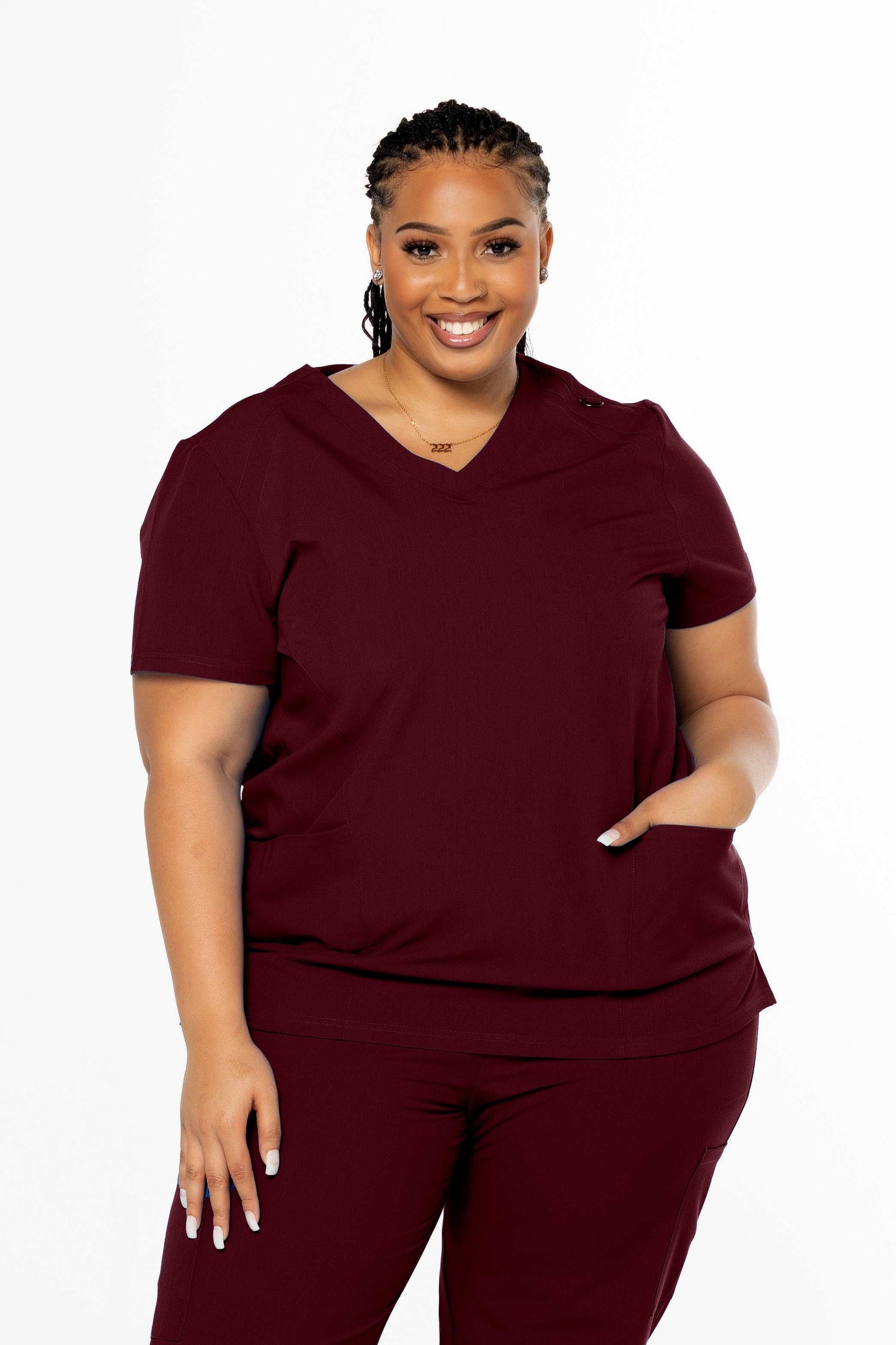 Cscrubs Classic Collection V-Neck Top | Classic Wt3