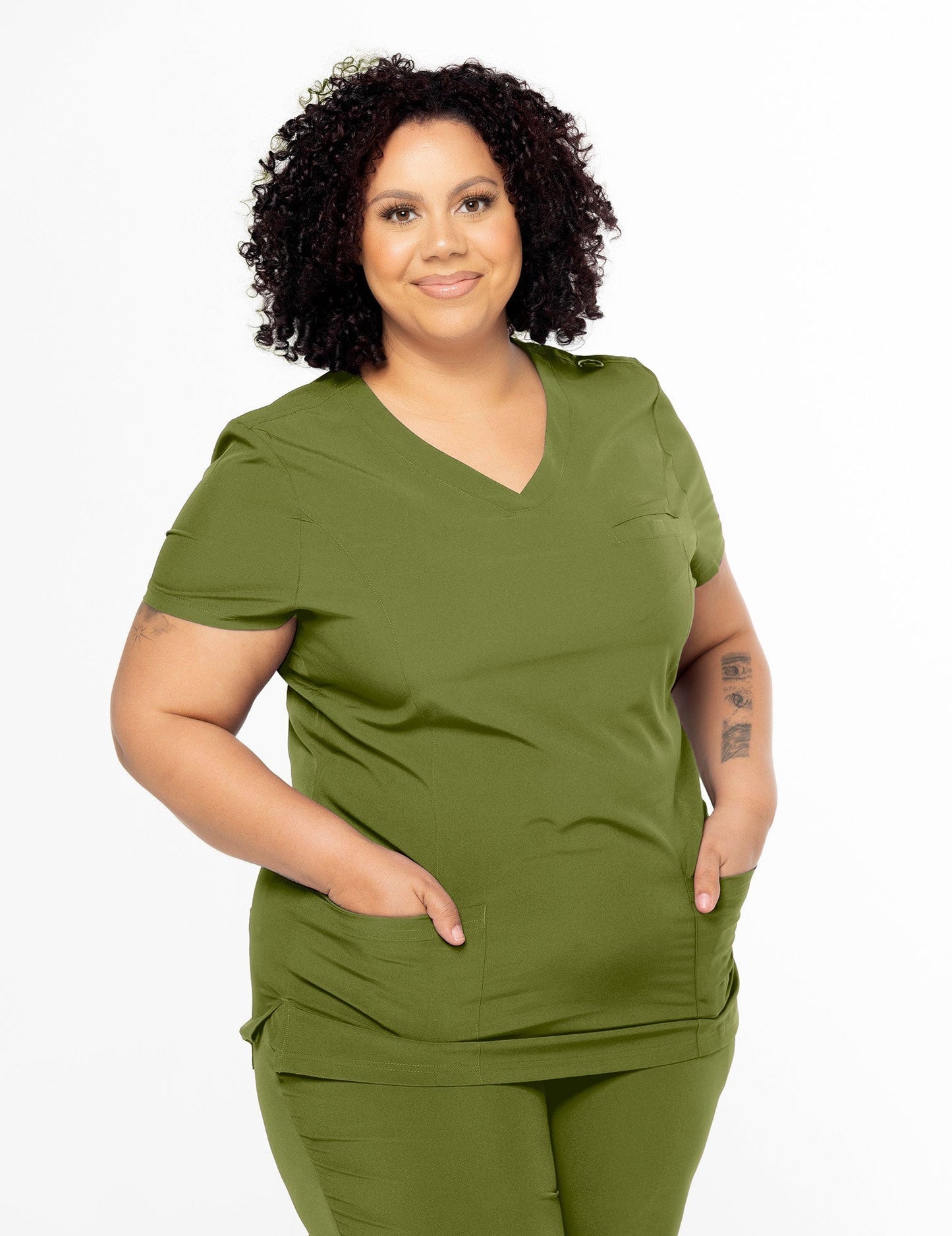 Cscrubs Comfort Collection V-Neck Top | Comfort Wt3