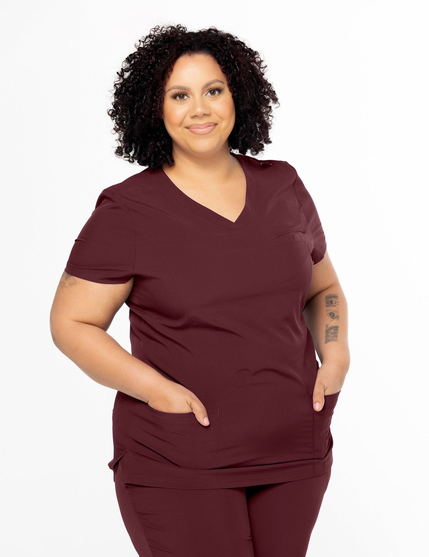 Cscrubs Comfort Collection V-Neck Top | Comfort Wt3