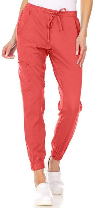 2078- Stretch Jogger Scrub Pant Fashion Colors - kenziesscrubsllc.com