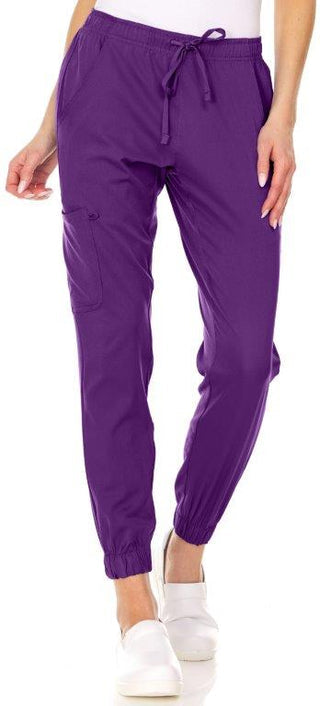 2078- Stretch Jogger Scrub Pant Fashion Colors - kenziesscrubsllc.com