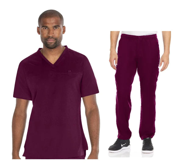 2088-Mens 2 Pc Stretch Set - kenziesscrubsllc.com