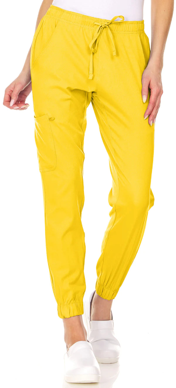 2078- Stretch Jogger Scrub Pant Fashion Colors - kenziesscrubsllc.com