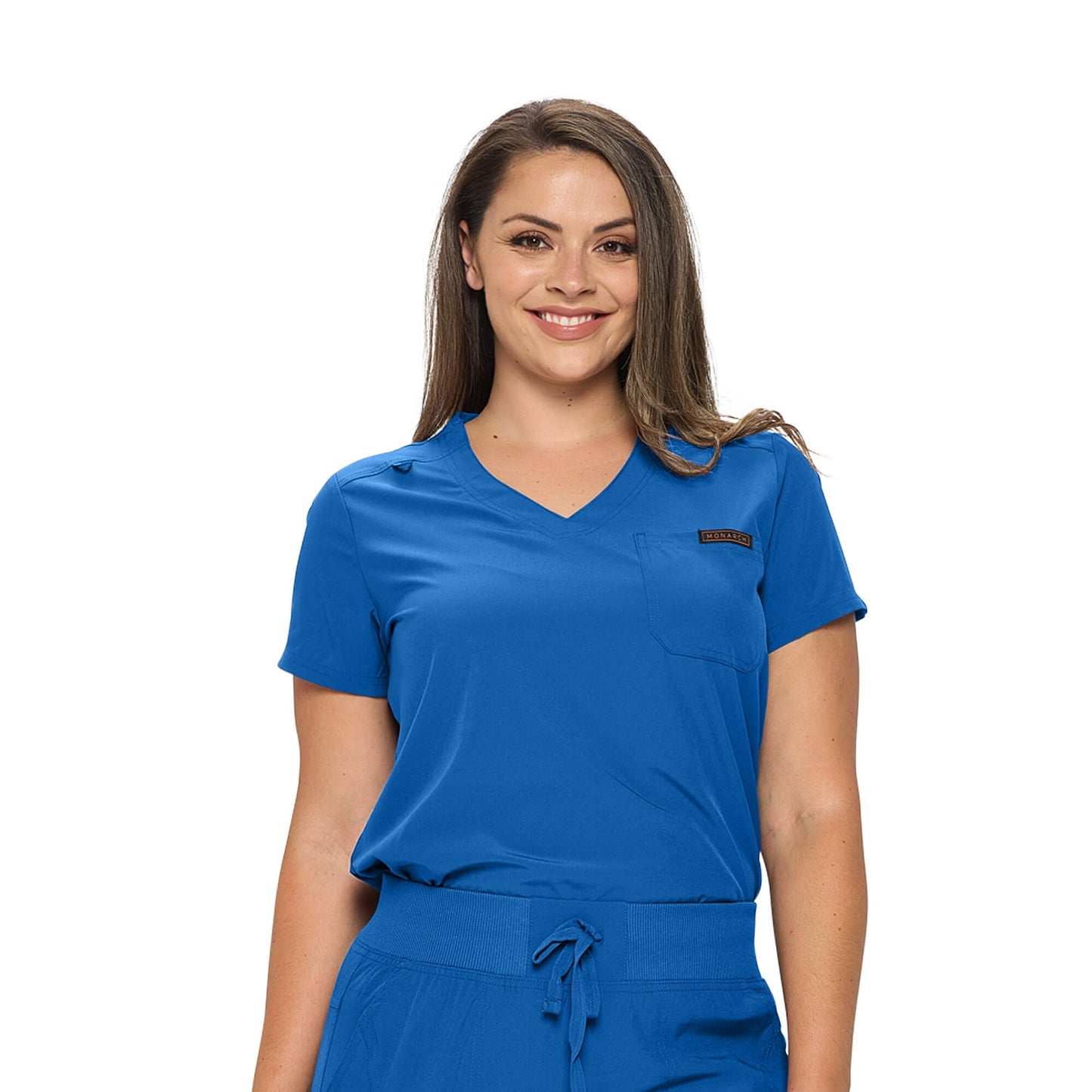 MONARCH WOMEN’S PREMIUM STRETCH JOGGER SCRUB TOP (STYLE# 3103TOP)