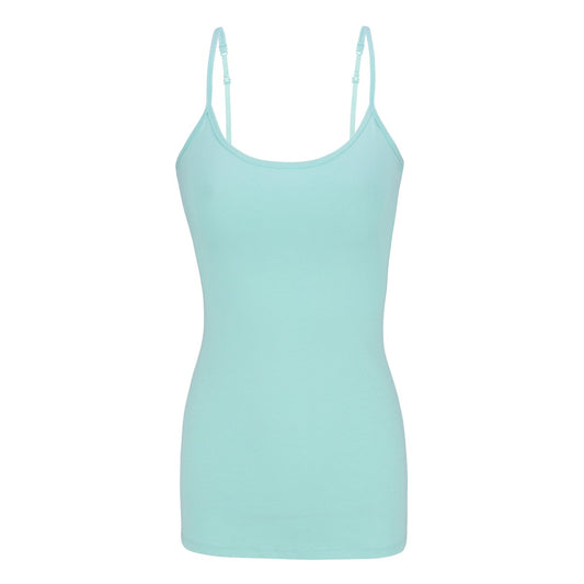 BASIC CAMISOLE WITH ADJUSTABLE SPAGHETTI STRAP TANK TOP (STYLE# 712)