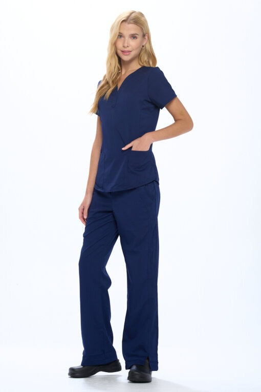 ULTRASOFT STRETCH DROP NECK 2 POCKET SCRUB SET (STYLE# 8200SET)
