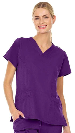 2099-Stretch Scrub Top - kenziesscrubsllc.com