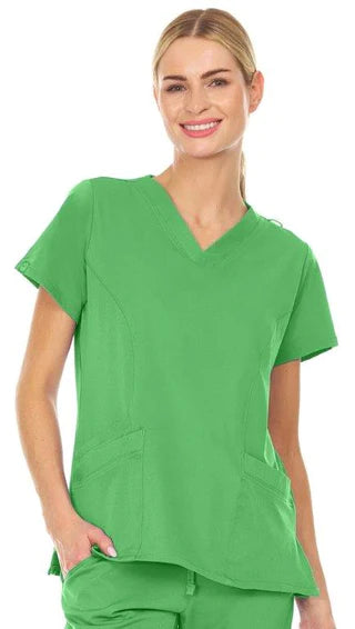 2099-Stretch Scrub Top - kenziesscrubsllc.com